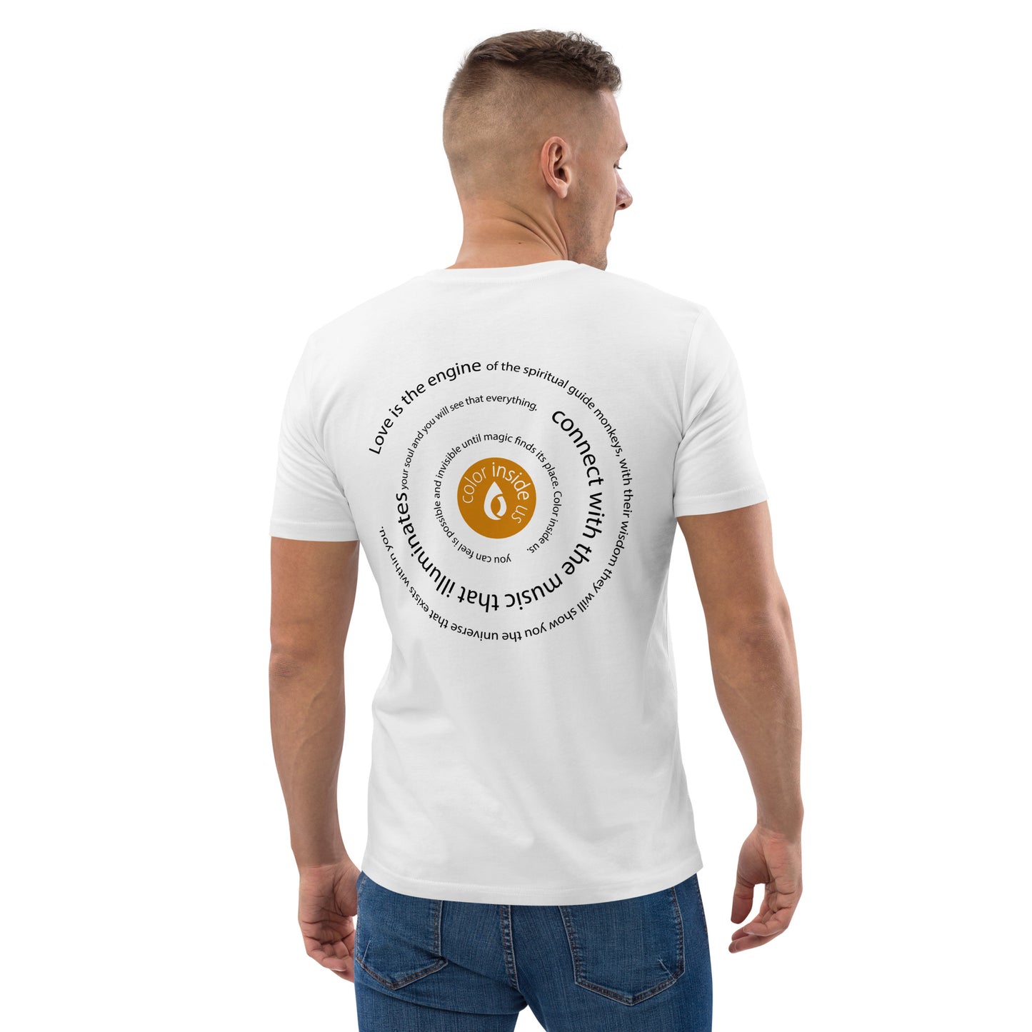 Yoga tshirt adult Monkey Chakras