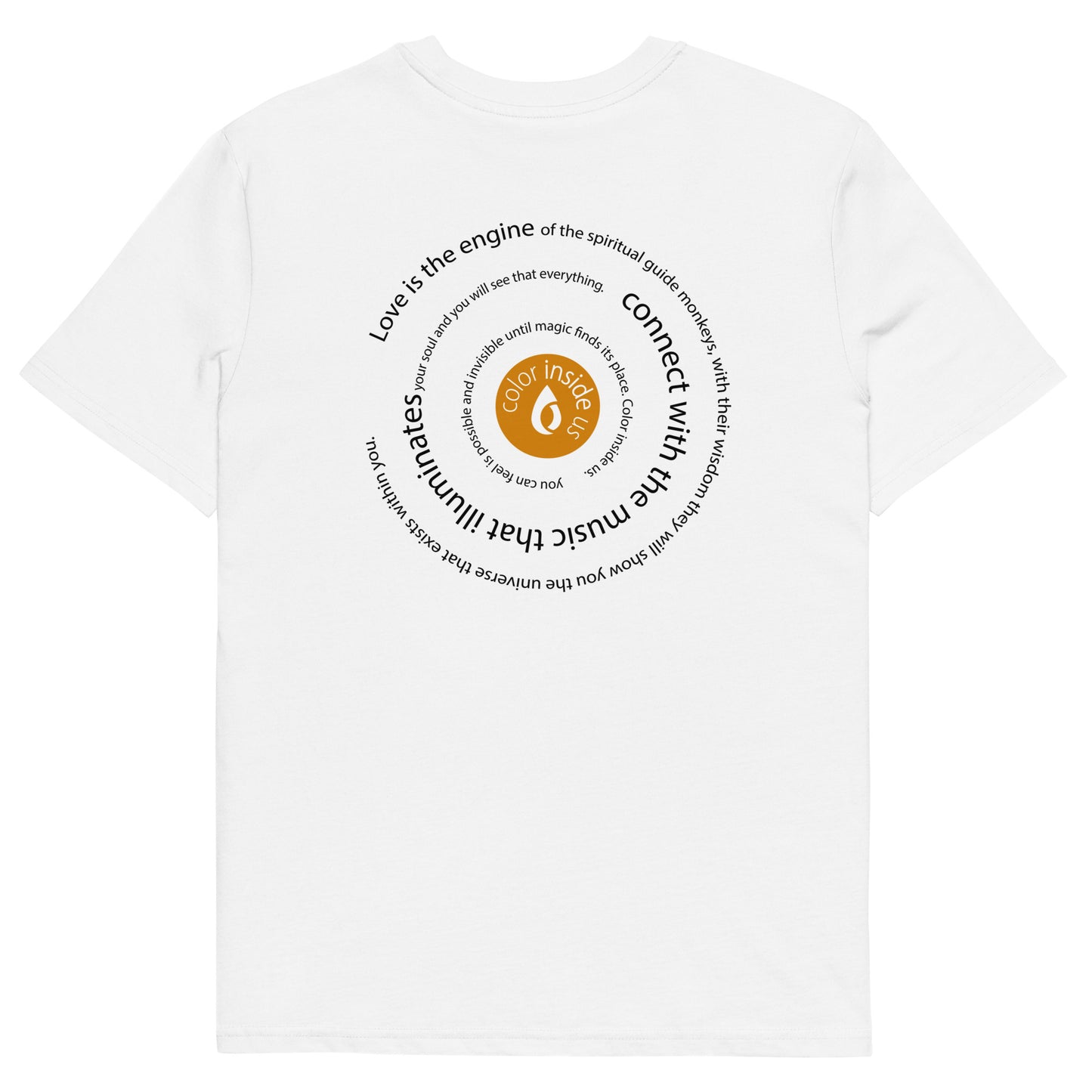 Yoga tshirt adult Monkey Chakras